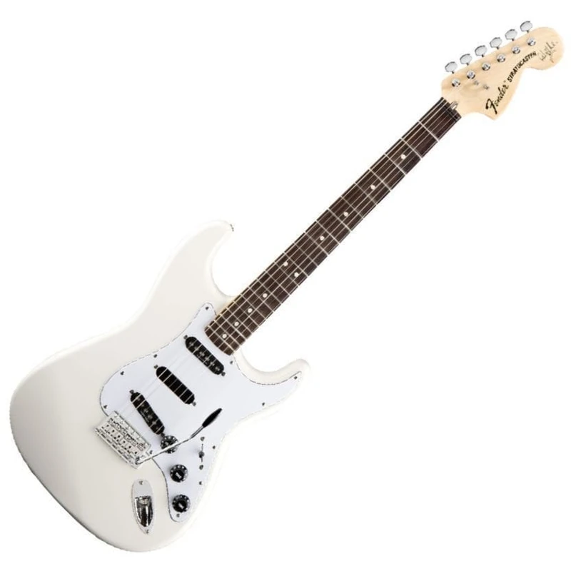 Fender Ritchie Blackmore Stratocaster Scalloped RW Olympic White