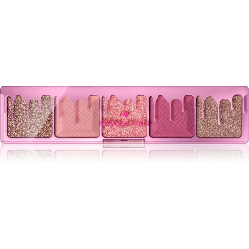 I Heart Revolution Mini Chocolate Palette paletka očních stínů odstín Raspberry Fool 5,5 g