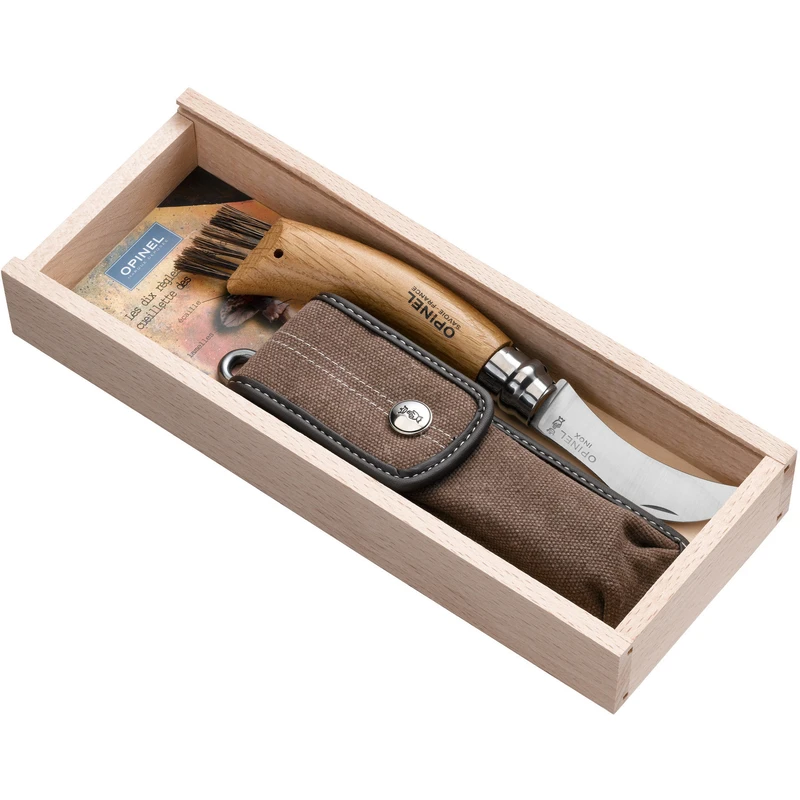 Opinel Wooden Gift Box N°08 Mushroom + Sheath