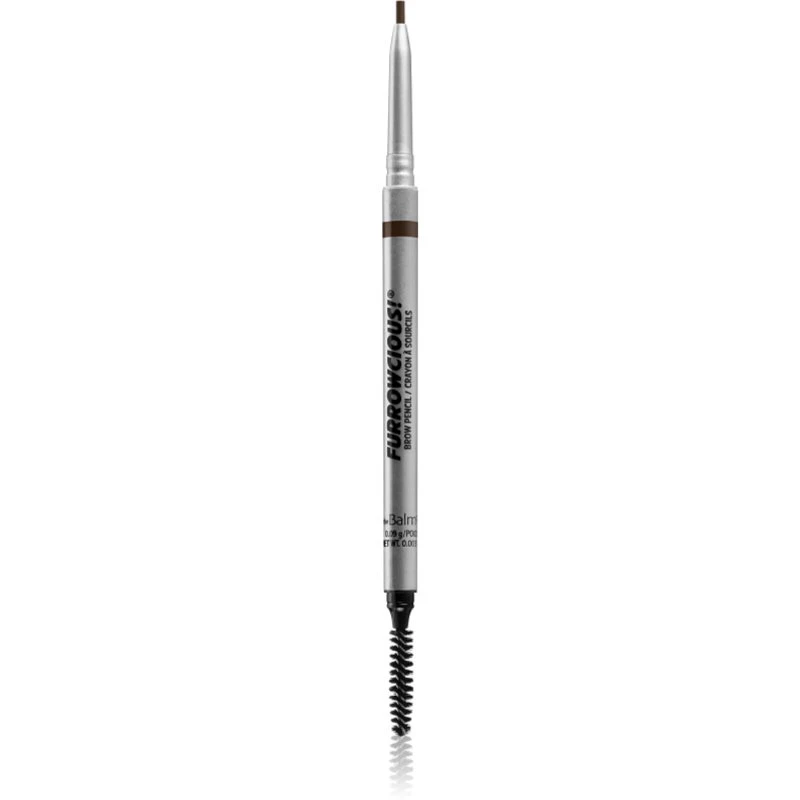 theBalm Furrowcious!® Brow Pencil tužka na obočí s kartáčkem odstín Dark Brown 0,09 g