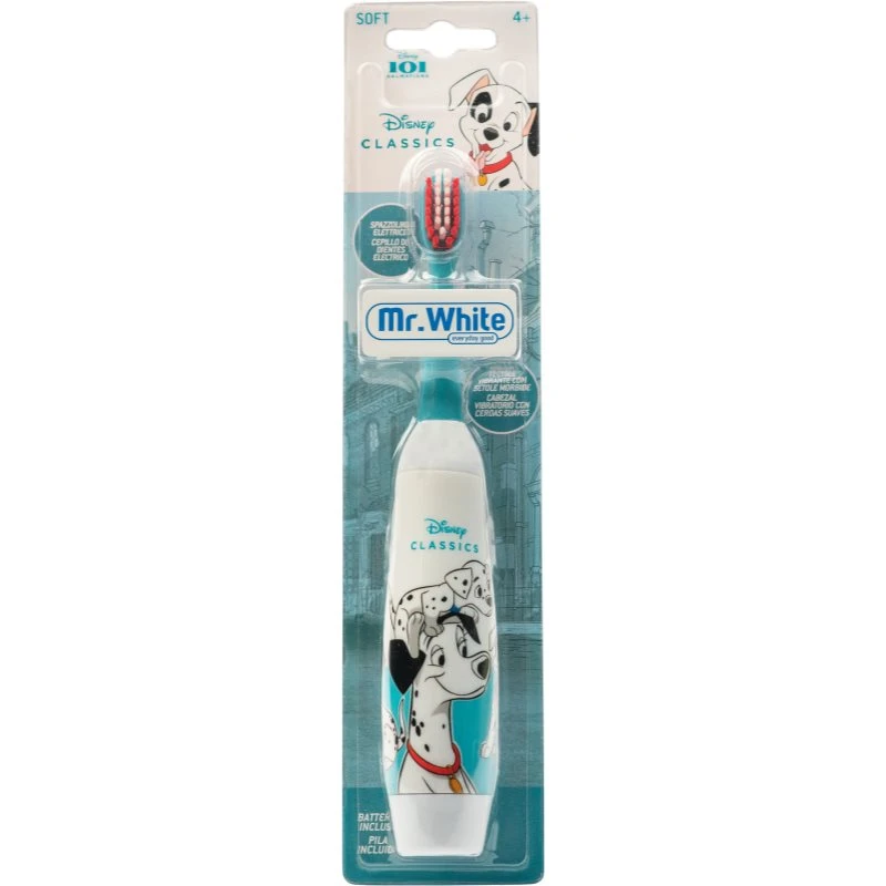 Disney 101 Dalmatians Battery Toothbrush bateriový dětský zubní kartáček soft 1 ks