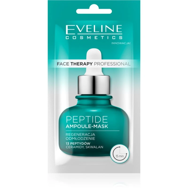 Eveline Cosmetics Face Therapy Peptide krémová maska pro regeneraci a obnovu pleti 8 ml