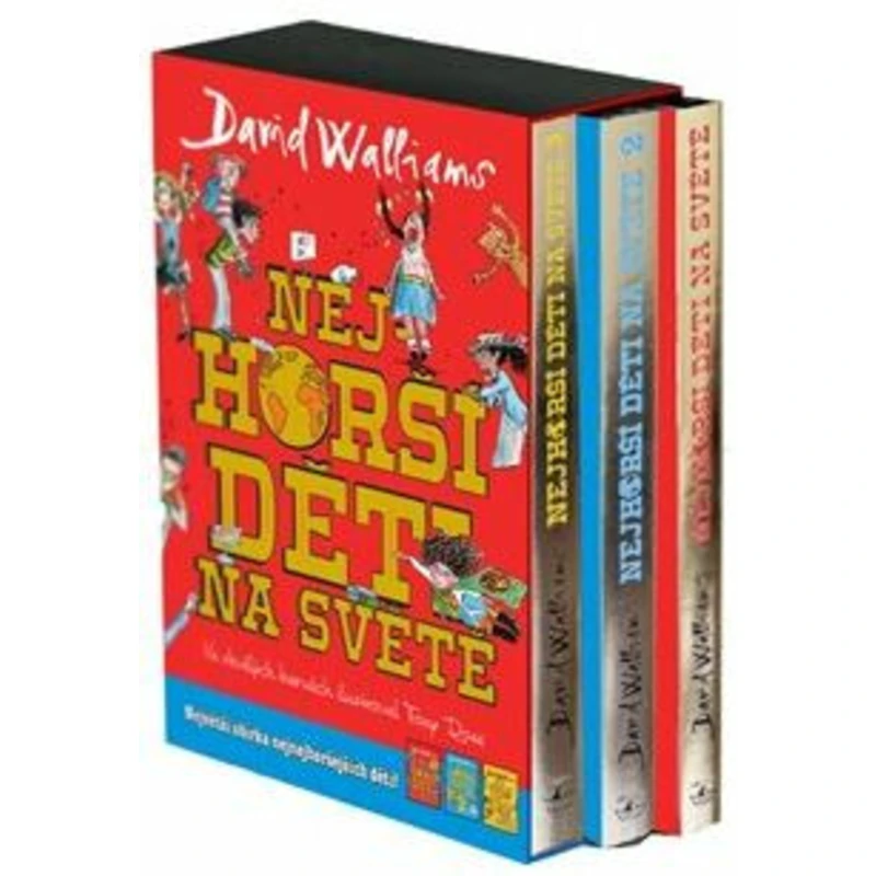 Nejhorší děti na světě - dárkový box (komplet) - David Walliams, Tony Ross