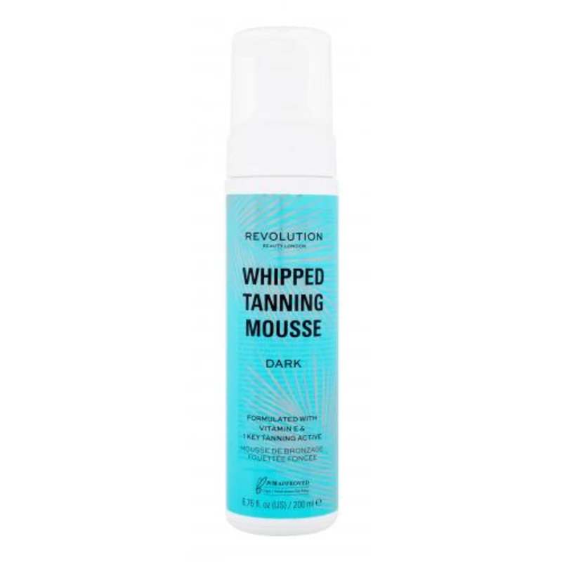 Makeup Revolution Beauty Tanning Whipped Mousse samoopalovací pěna odstín Dark 200 ml