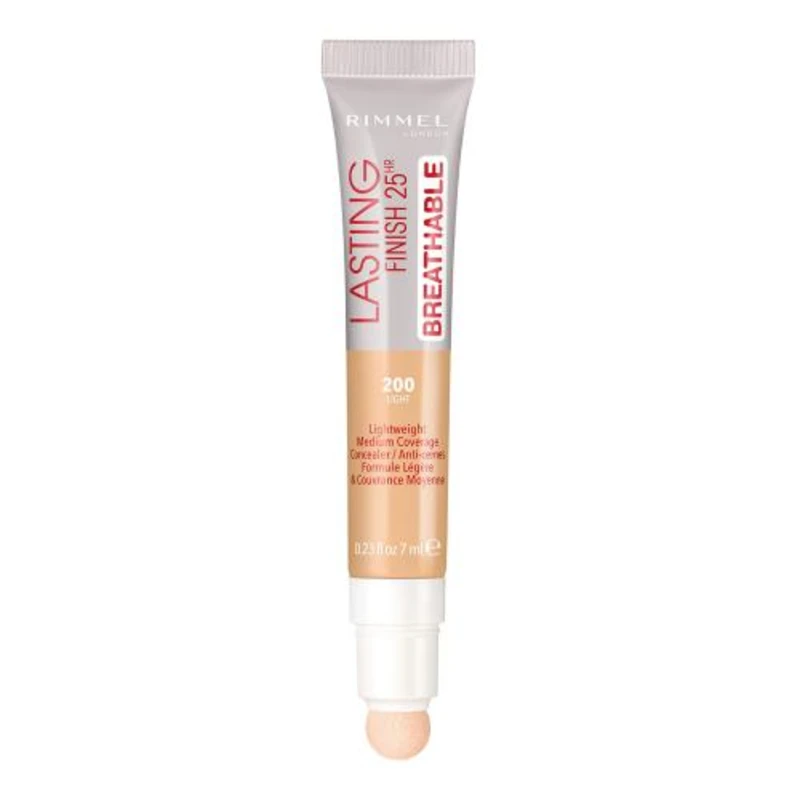 Rimmel Lasting Finish 25H Breathable dlouhotrvající korektor odstín 200 Light 7 ml