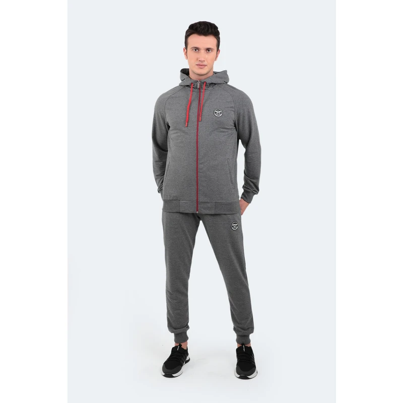 Slazenger Yokohama Men's Tracksuit Suit Dark Gray