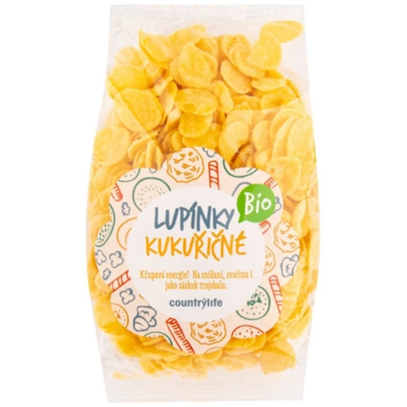 Country Life Lupínky kukuřičné BIO 200 g