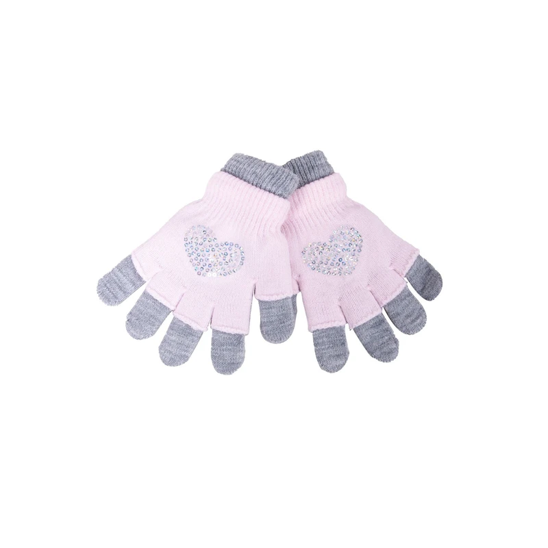 Yoclub Kids's Gloves RED-0242G-AA50-008 Navy Blue