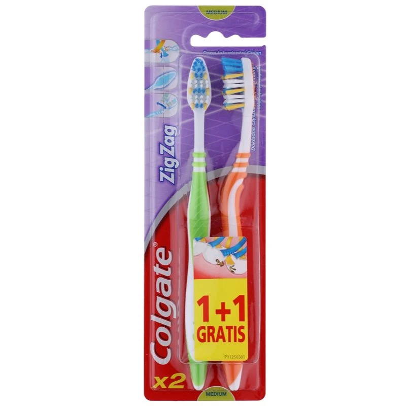 Colgate Zig Zag Medium zubní kartáčky medium 2 ks 2 ks