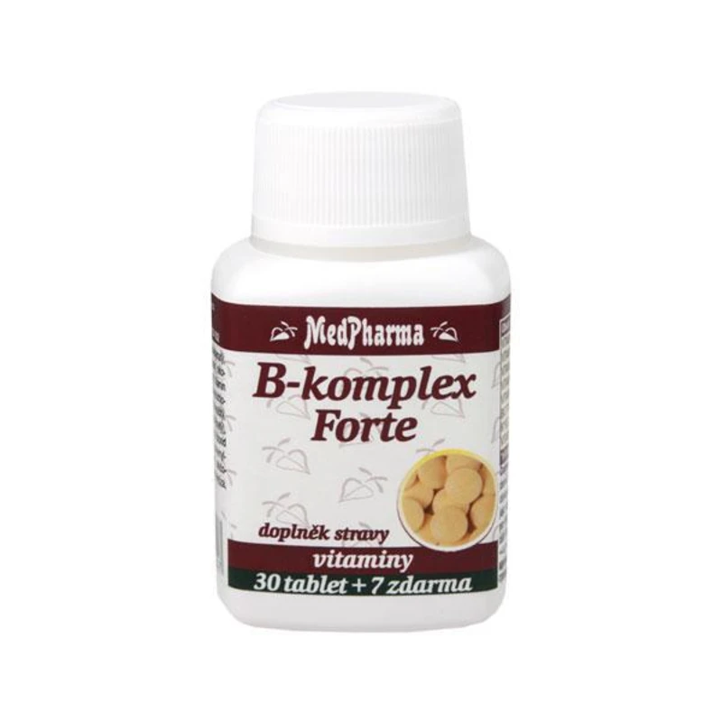 MEDPHARMA B komplex Forte 30 tablet + 7 zdarma