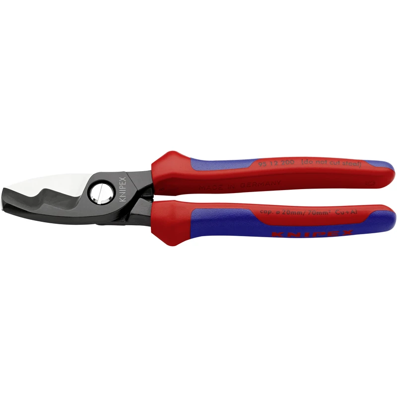 Nůžky na stříhání kabelů se dvěma břity knipex 95 12 200, 200 mm