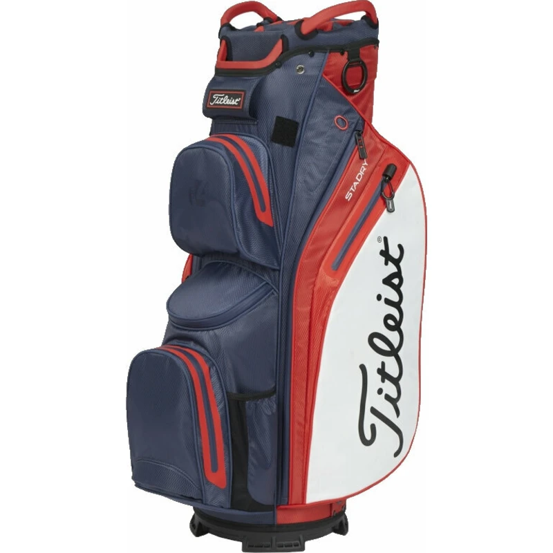 Titleist Cart 14 StaDry Navy/Red/White Cart Bag