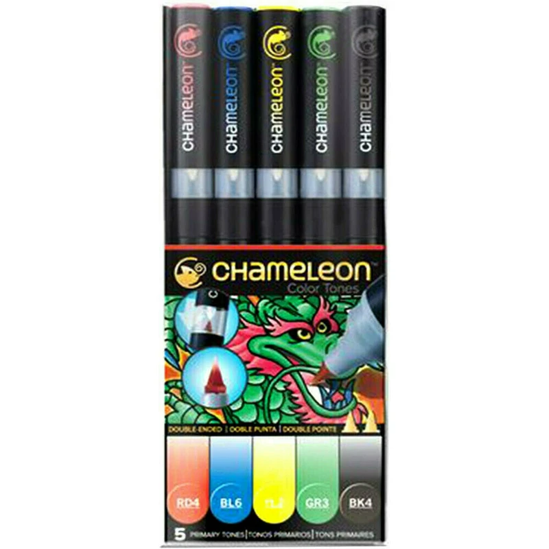 Set Chameleon tónovací fixy, 5ks