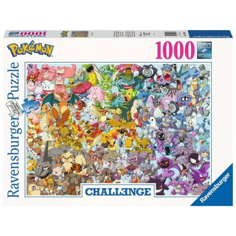 Puzzle Ravensburger Pokémon Challenge - 1000 dílků