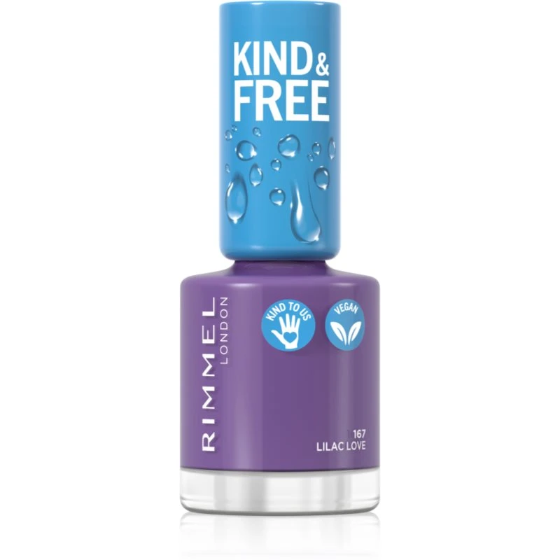 Rimmel Kind & Free lak na nehty odstín 167 Lilac Love 8 ml