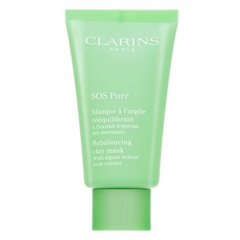 Clarins SOS Pure Rebalancing Clay Mask jílová maska pro smíšenou až mastnou pokožku 75 ml