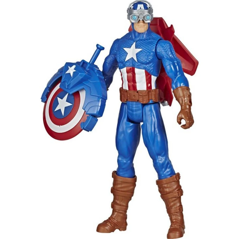 Hasbro Avengers figurka Capitan America s Power FX přislušenstvím 30 cm