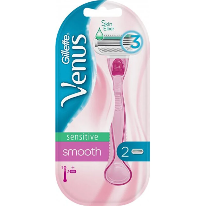 Gillette Holicí strojek Venus Sensitive Smooth + 2 hlavice