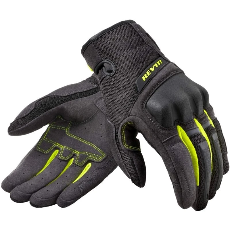 Rev'it! Volcano Black/Neon Yellow M Rukavice