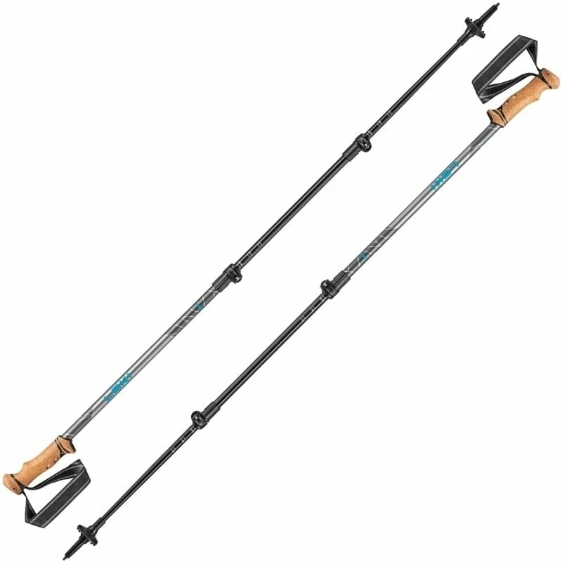 Leki Legacy Trekingové hole 110 - 145 cm Anthracite/Petrol/Dark Anthracite