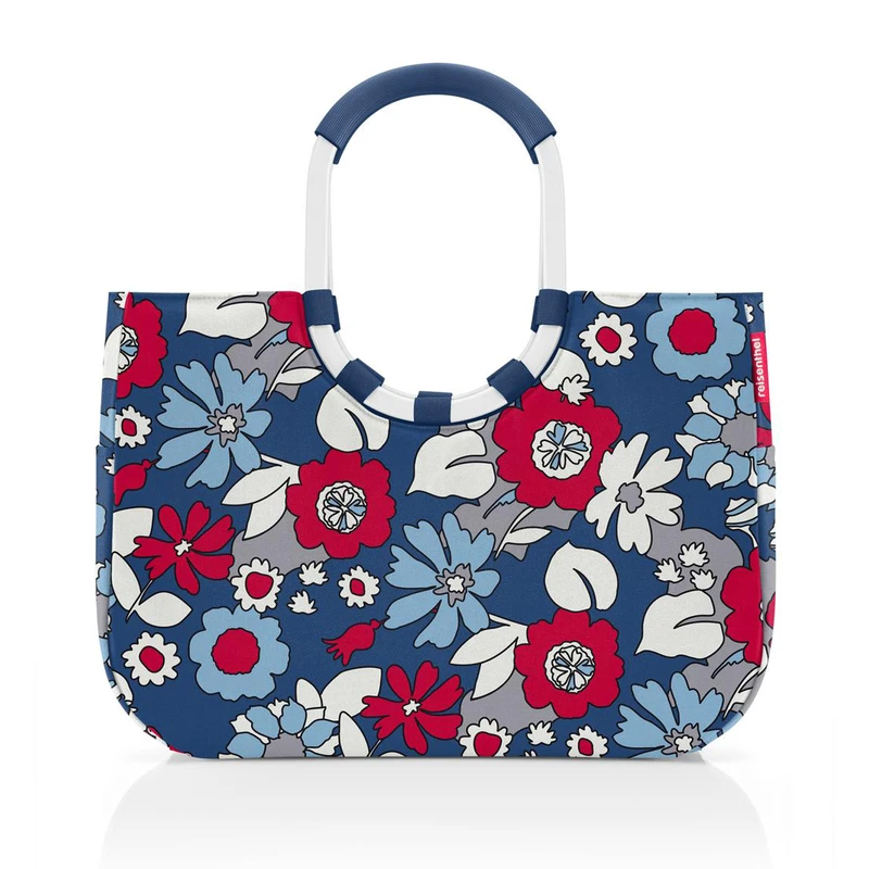 Nákupní taška Reisenthel Loopshopper L Frame Florist indigo