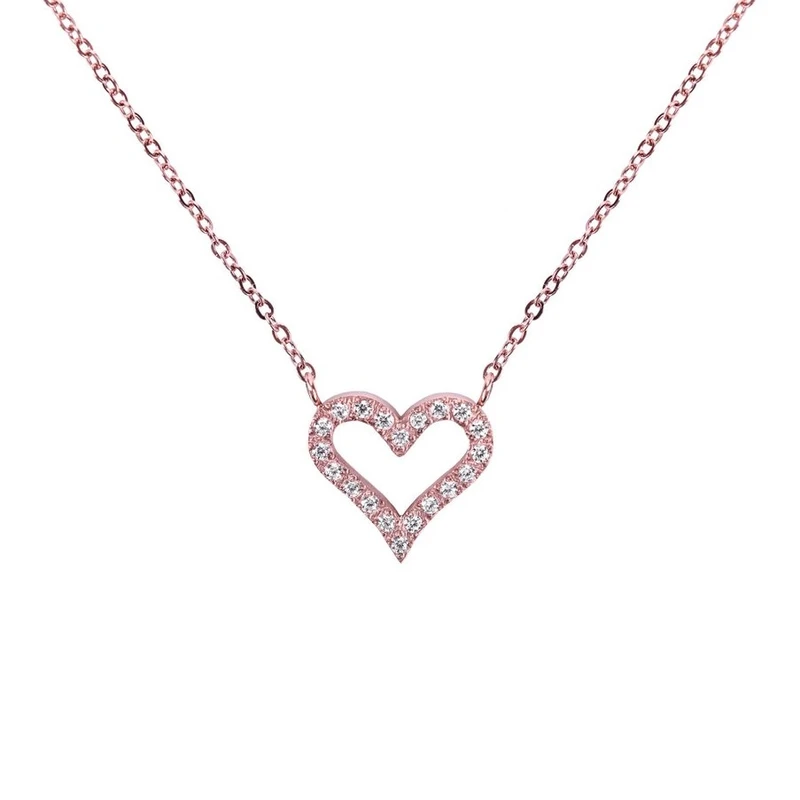 VUCH Rose Gold Stipe Necklace