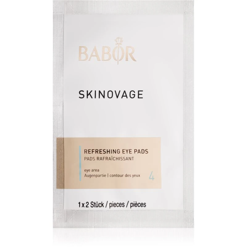 Babor Skinovage Refreshing Eye Pads oční gelové polštářky proti stárnutí s hydratačním účinkem 5x2 ks