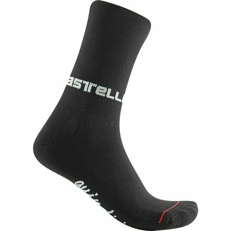 Castelli Quindici Soft Merino W Sock Black L/XL Cyklo ponožky