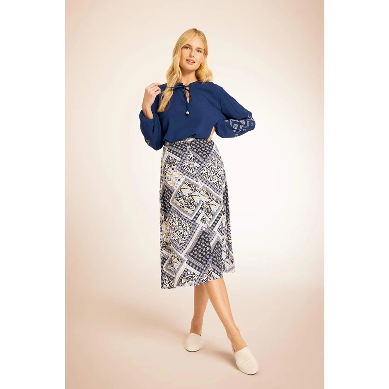 DEFACTO Traditional A Cut Midi Skirt