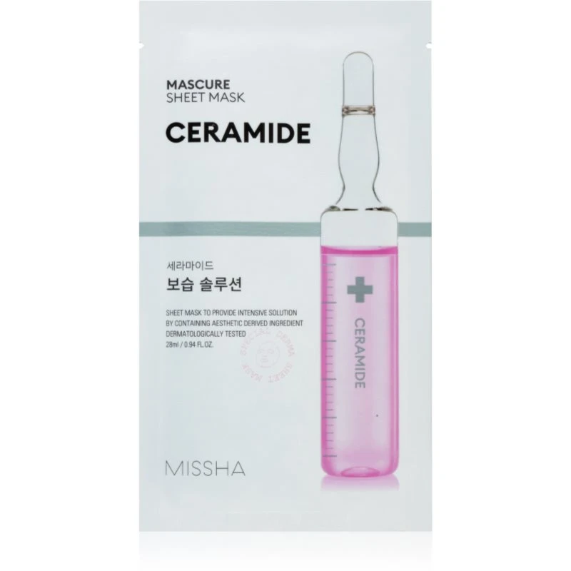 Missha Mascure Ceramide vyživující plátýnková maska 28 ml