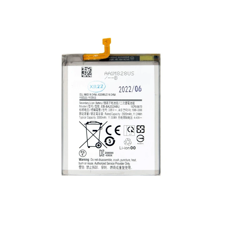 Baterie EB-BA202ABE pro Samsung Galaxy A20e, Li-Pol 3000mAh (OEM)