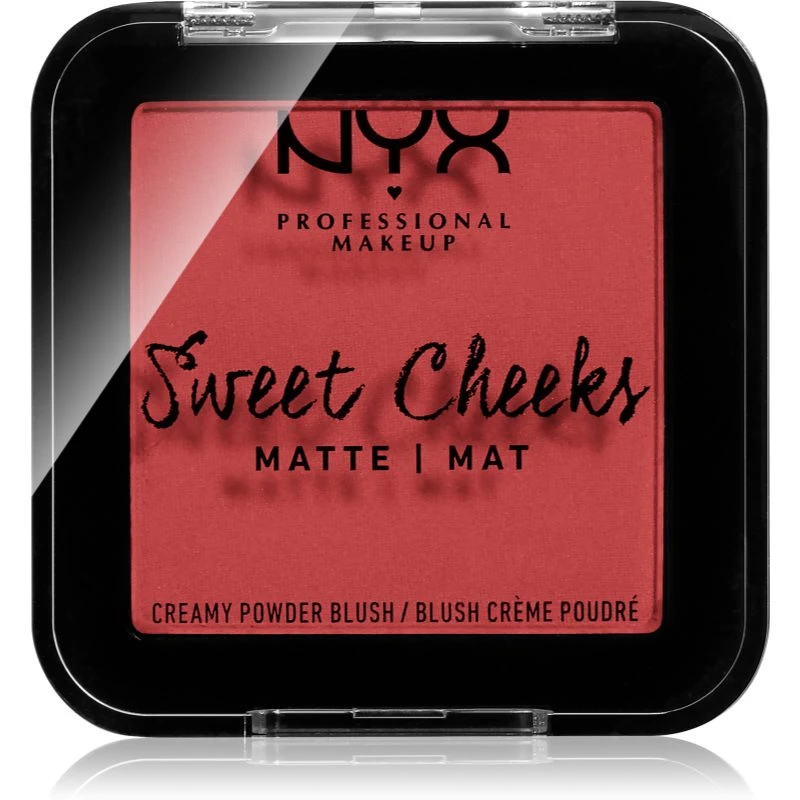 NYX Professional Makeup Sweet Cheeks Blush Matte tvářenka odstín CITRINE ROSE 5 g