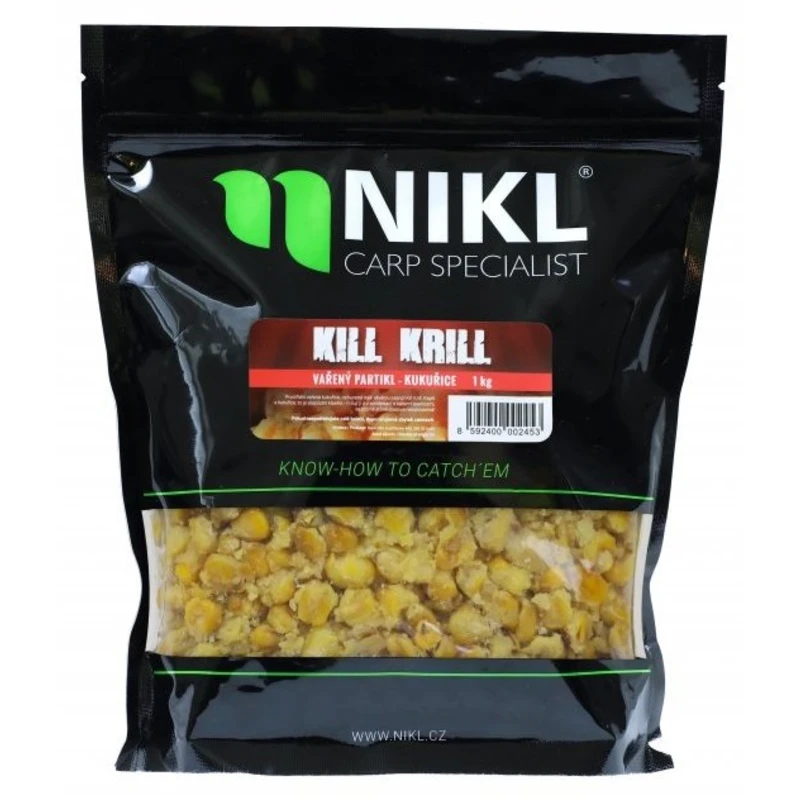 Nikl vařený partikl kukuřice 1 kg - kill krill