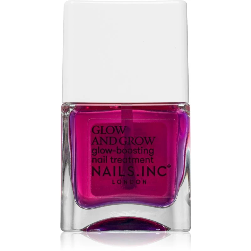 Nails Inc. Glow and Grow Nail Growth Treatment posilující lak na nehty 14 ml