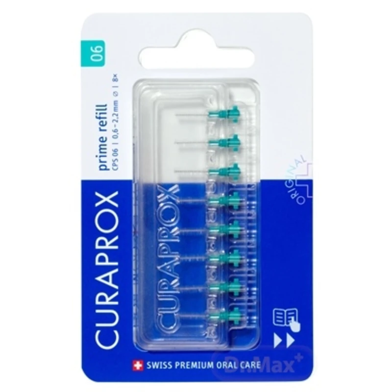 Curaprox Prime Refill náhradní mezizubní kartáčky v blistru CPS 06 0,6 - 2,2 mm 8 ks