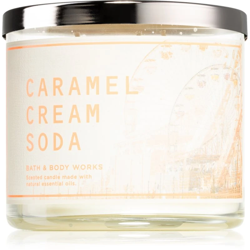 Bath & Body Works Caramel Cream Soda vonná svíčka 411 g