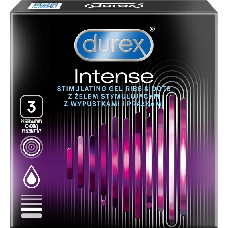 Durex Kondomy Intense 3 ks