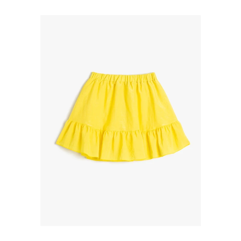 Koton Layered Skirt with Frills, Elastic Waist