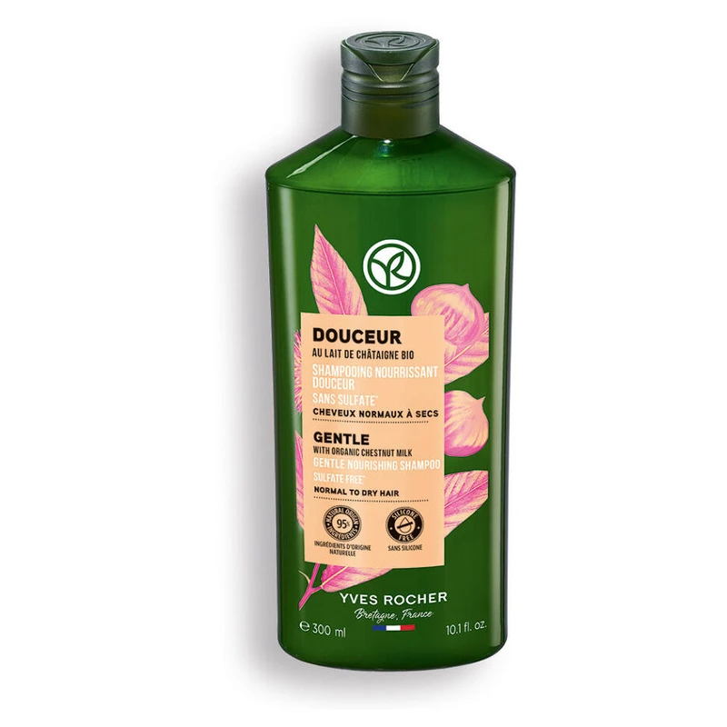 Yves Rocher Douceur jemný šampon with Organic Chestnut Milk 300 ml