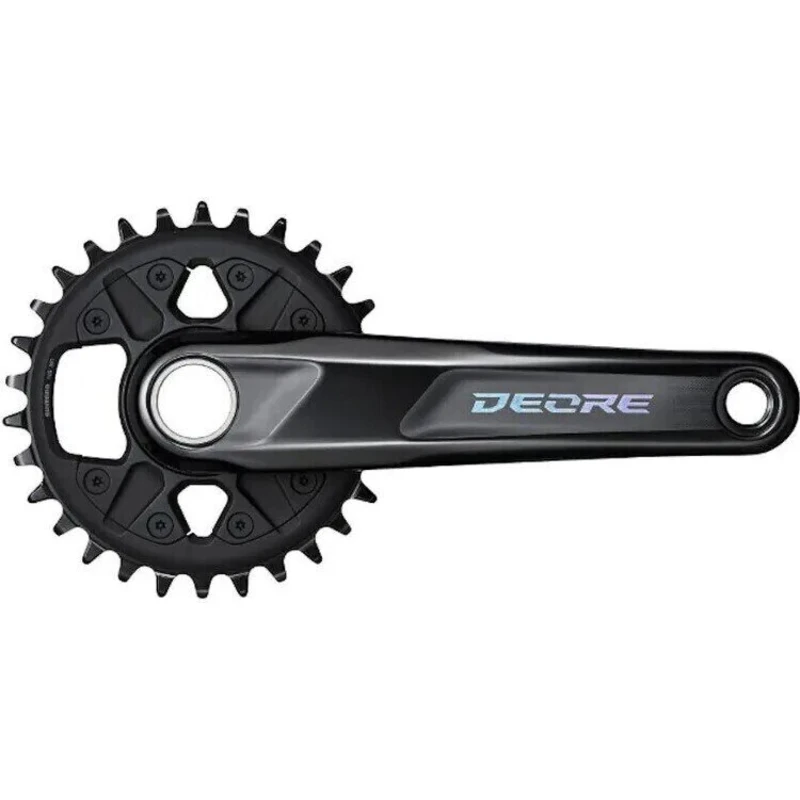 Shimano Deore FC-M6100-1 Crankset 1x12-Speed 175mm 30T Black without Bottom Bracket