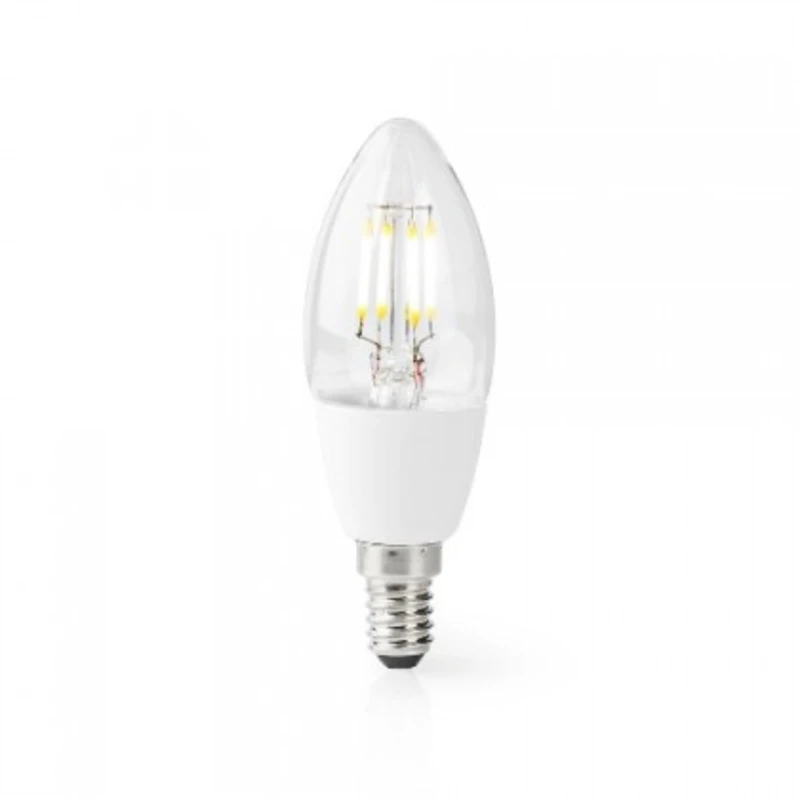 LED žárovky smart led žárovka nedis wifilf10wtc37, e14, 5w, svíčka, bílá