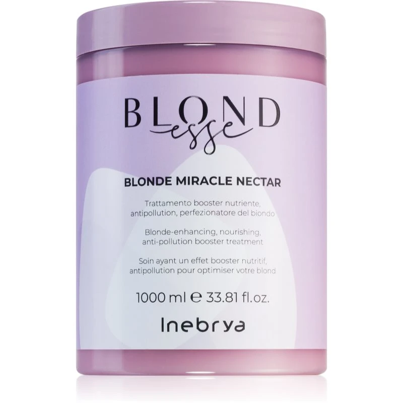 Inebrya BLONDesse Blonde Miracle Nectar hloubkově vyživující kúra pro blond vlasy 1000 ml