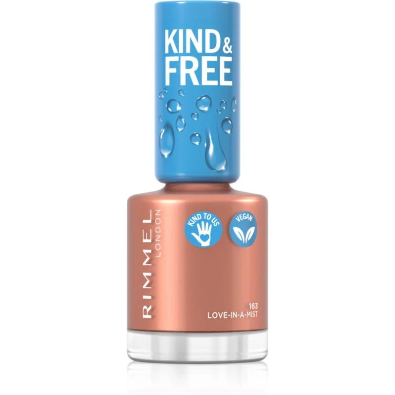 Rimmel Kind & Free lak na nehty odstín 163 Love-In-A-Mist 8 ml