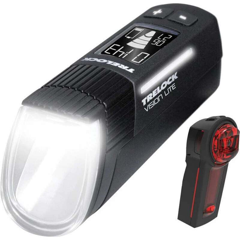 Trelock LS 660 I-Go Vision Lite/LS 740 Vector Signal Set Černá 80 lm Cyklistické světlo