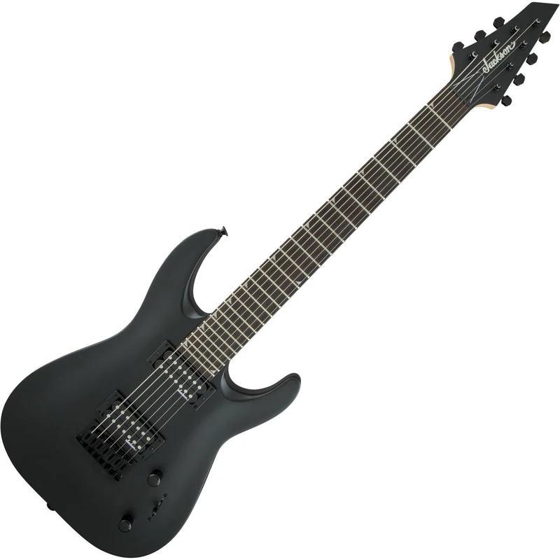 Jackson JS Series JS22-7 Dinky AH Satin Black