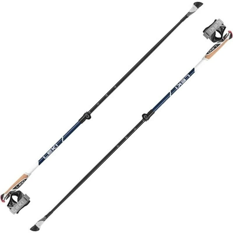 Leki Smart Supreme Midnightblue Dark Metallic/Darkblue/White 100 - 130 cm