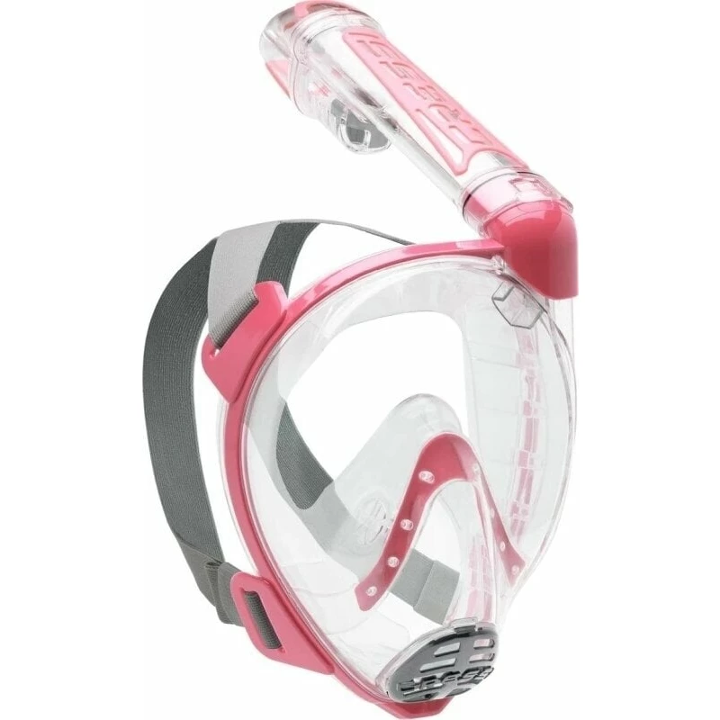 Cressi Duke Dry Full Face Mask Clear/Pink M/L