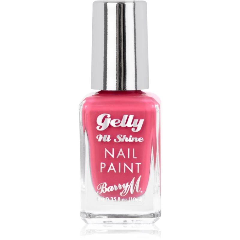 Barry M Gelly Hi Shine lak na nehty odstín Wild Fig 10 ml