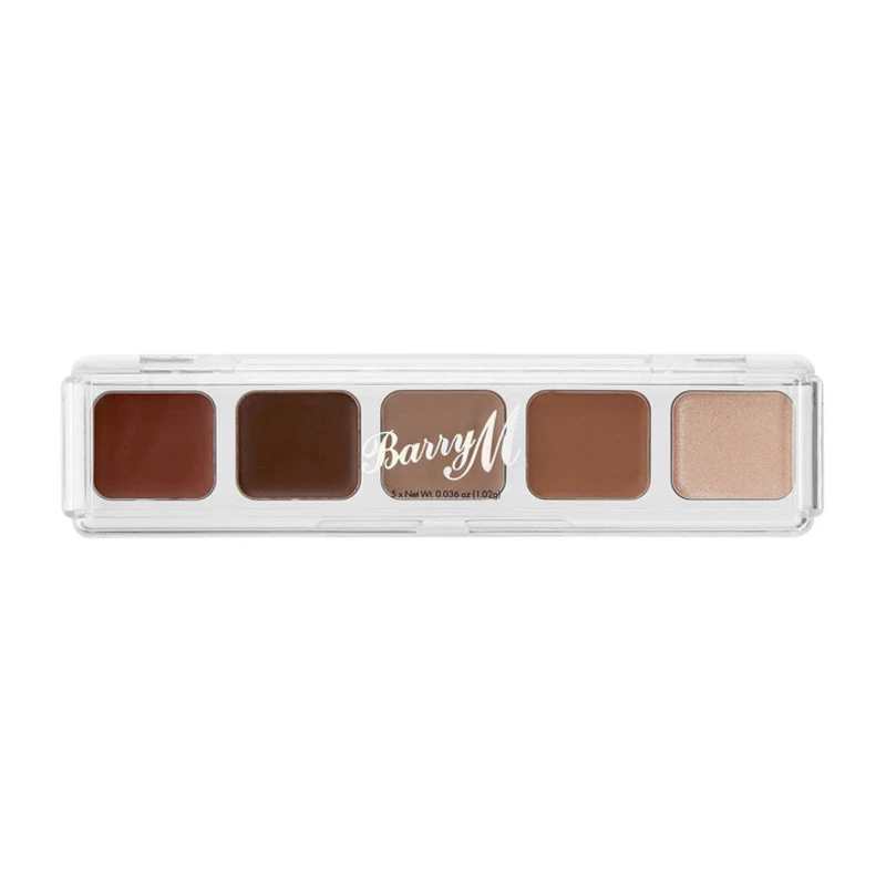 Barry M Mini Palette krémové stíny odstín The Berries 5,1 g