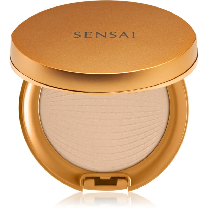 Sensai Silky Bronze Natural Veil Compact voděodolný pudr odstín SC01 Light 8,5 g